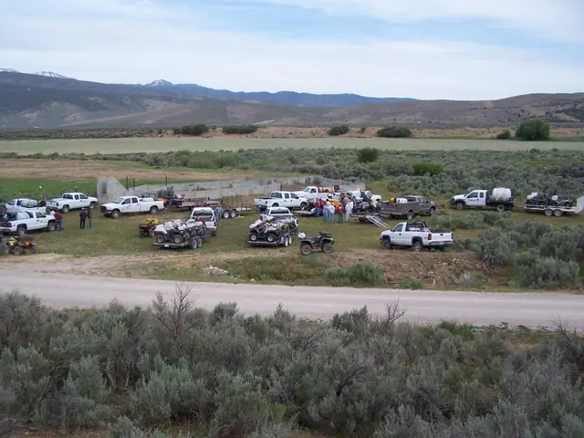 Crews treating noxious weeds in the Sanpitch region